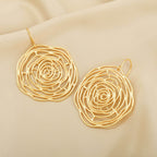 Flower Shape Dangle Earrings - La Vitá Jewels