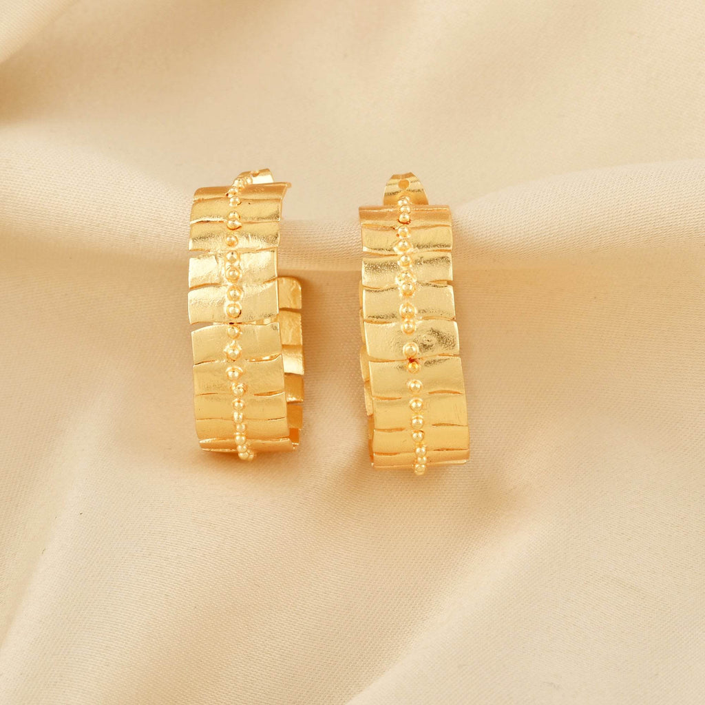 Sunbeam Hoop Earrings - La Vitá Jewels