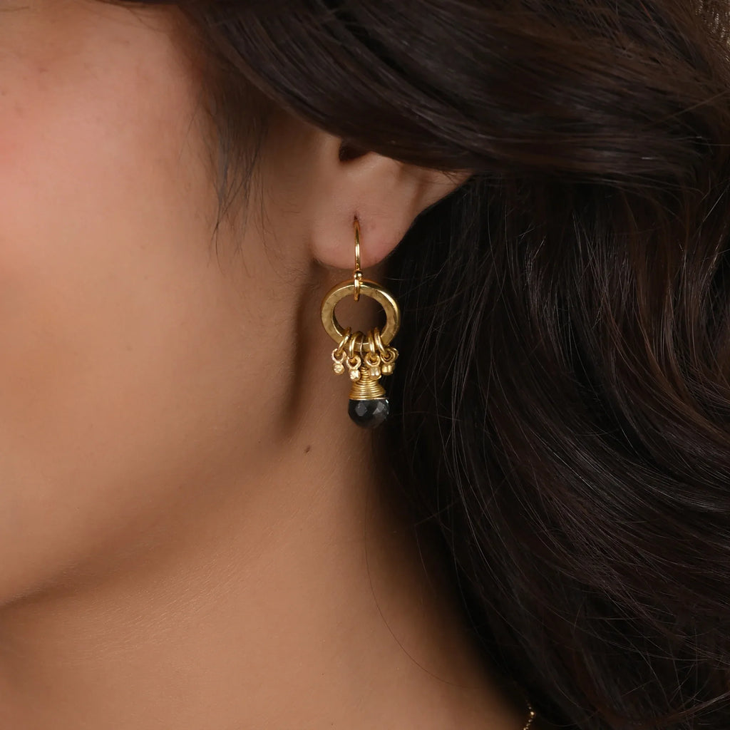Aurora London BT Gemstone Earrings - La Vitá Jewels