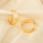 Sunbeam Hoop Earrings - La Vitá Jewels