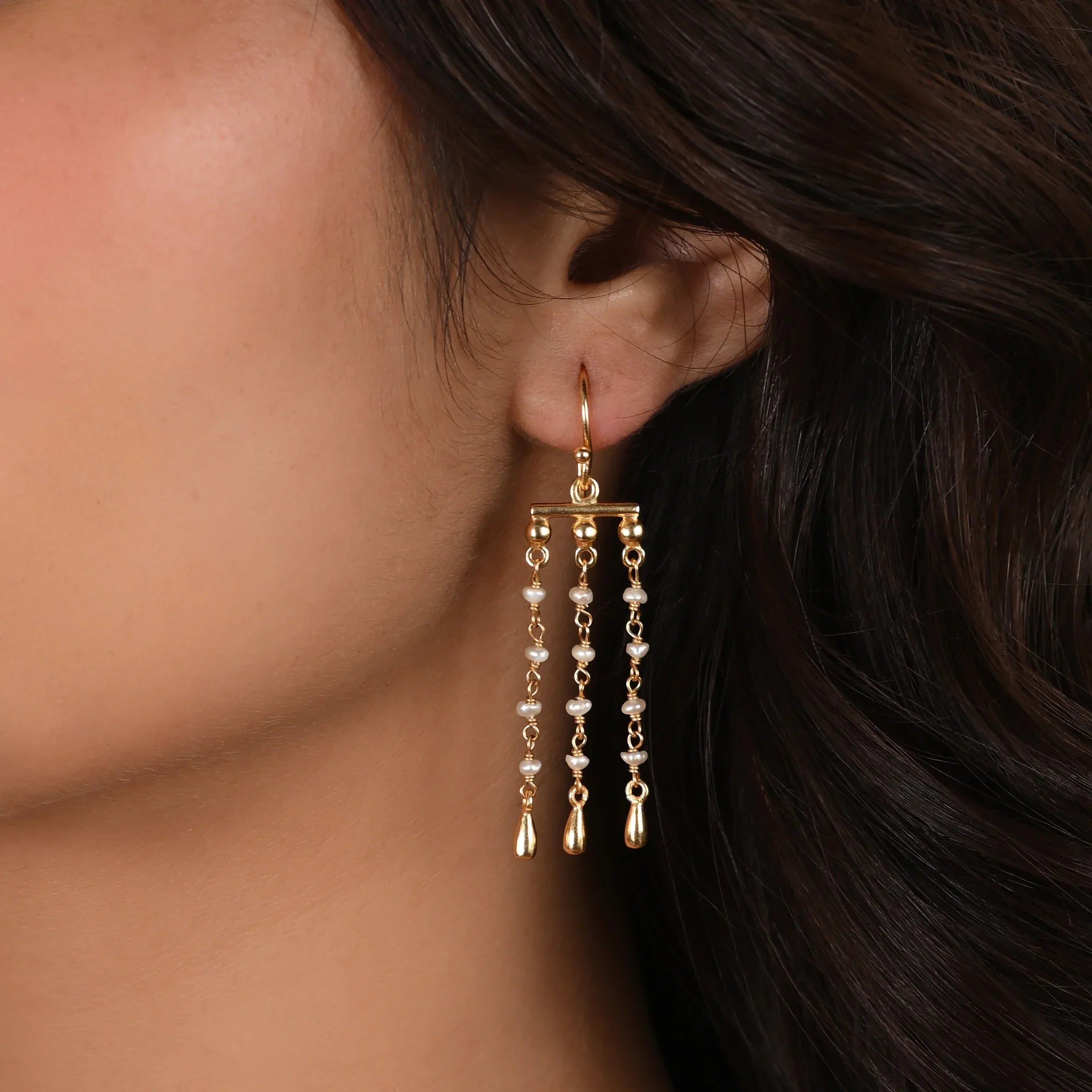 Precious Pearls Earrings - La Vitá Jewels