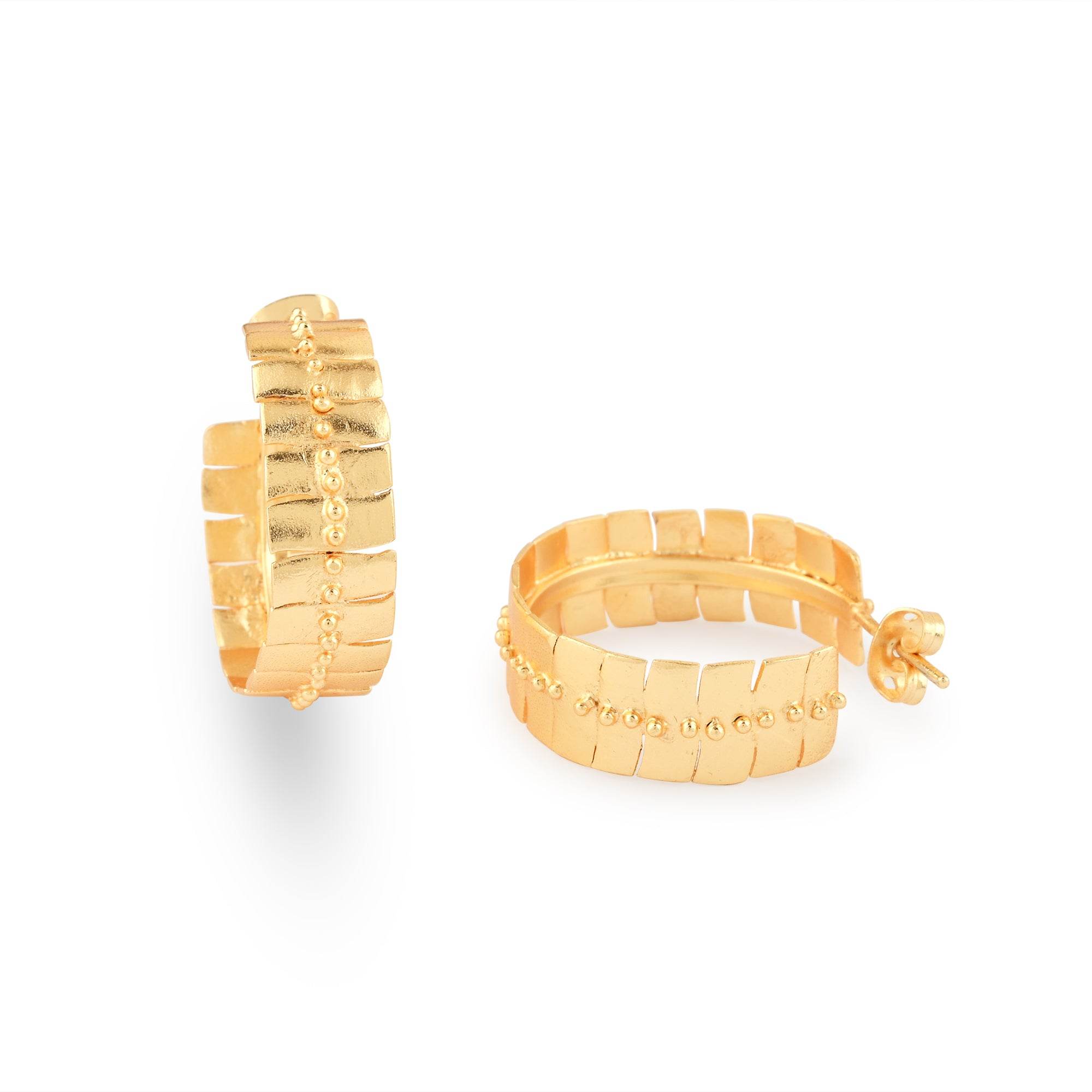 Sunbeam Hoop Earrings - La Vitá Jewels