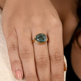 Sterling Silver Emerald Gemstone Rings