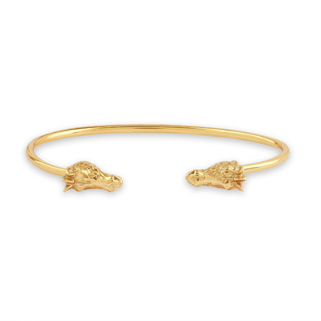 Double Horse Head Bangle Bracelets - La Vitá Jewels
