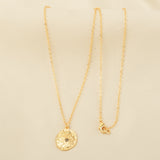 Sun Texture with Labradorite Necklaces