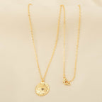 Sun Texture with Labradorite Necklaces - La Vitá Jewels