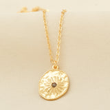 Sun Texture with Labradorite Necklaces