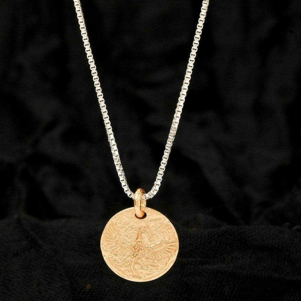 Birds Texture with Gold Tone Necklaces - La Vitá Jewels