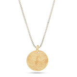 Birds Texture with Gold Tone Necklaces