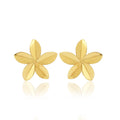 Metal Flower Stud Earrings - La Vitá Jewels