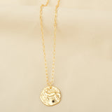 Deer Texture with Labradorite Necklaces