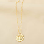 Deer Texture with Labradorite Necklaces - La Vitá Jewels