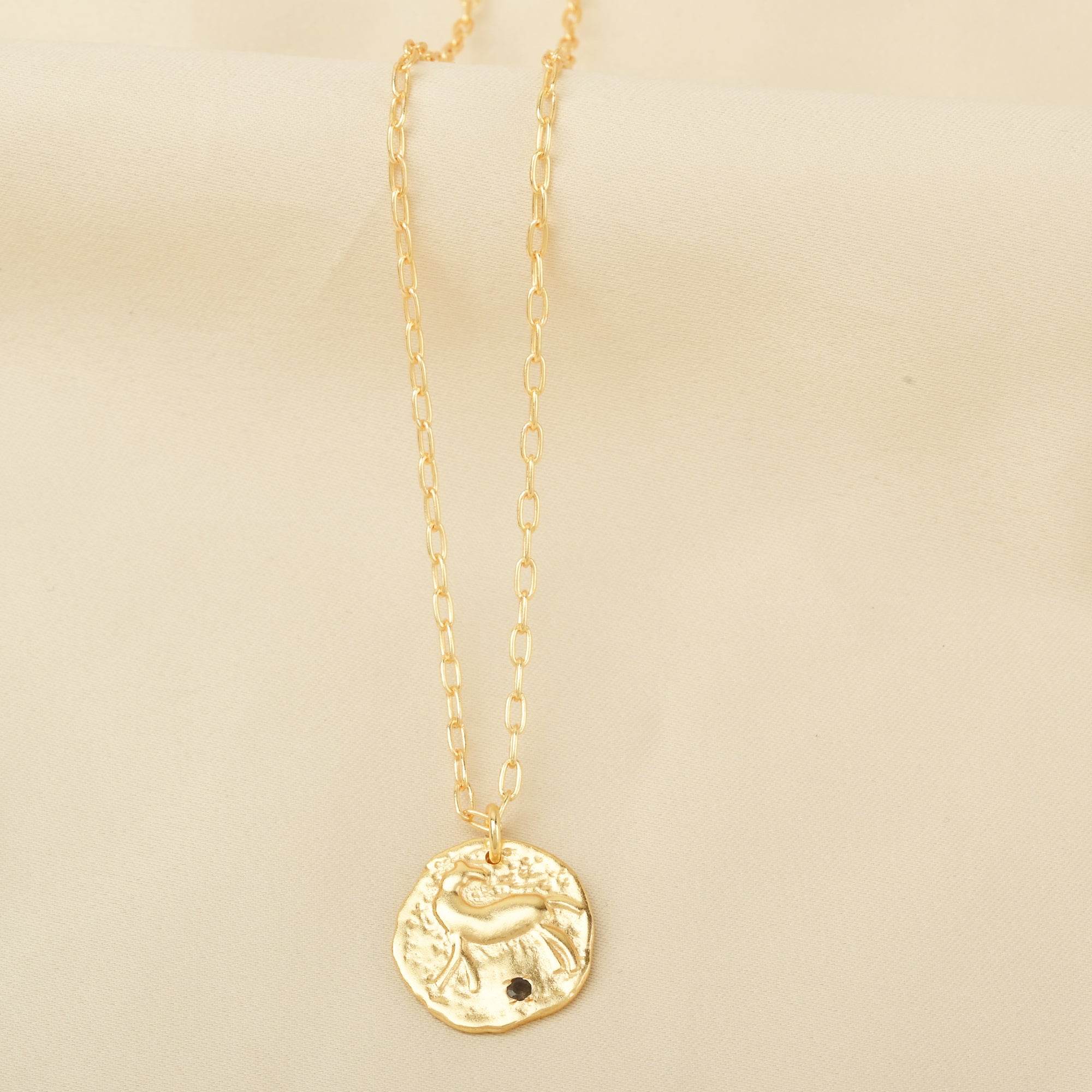 Deer Texture with Labradorite Necklaces - La Vitá Jewels