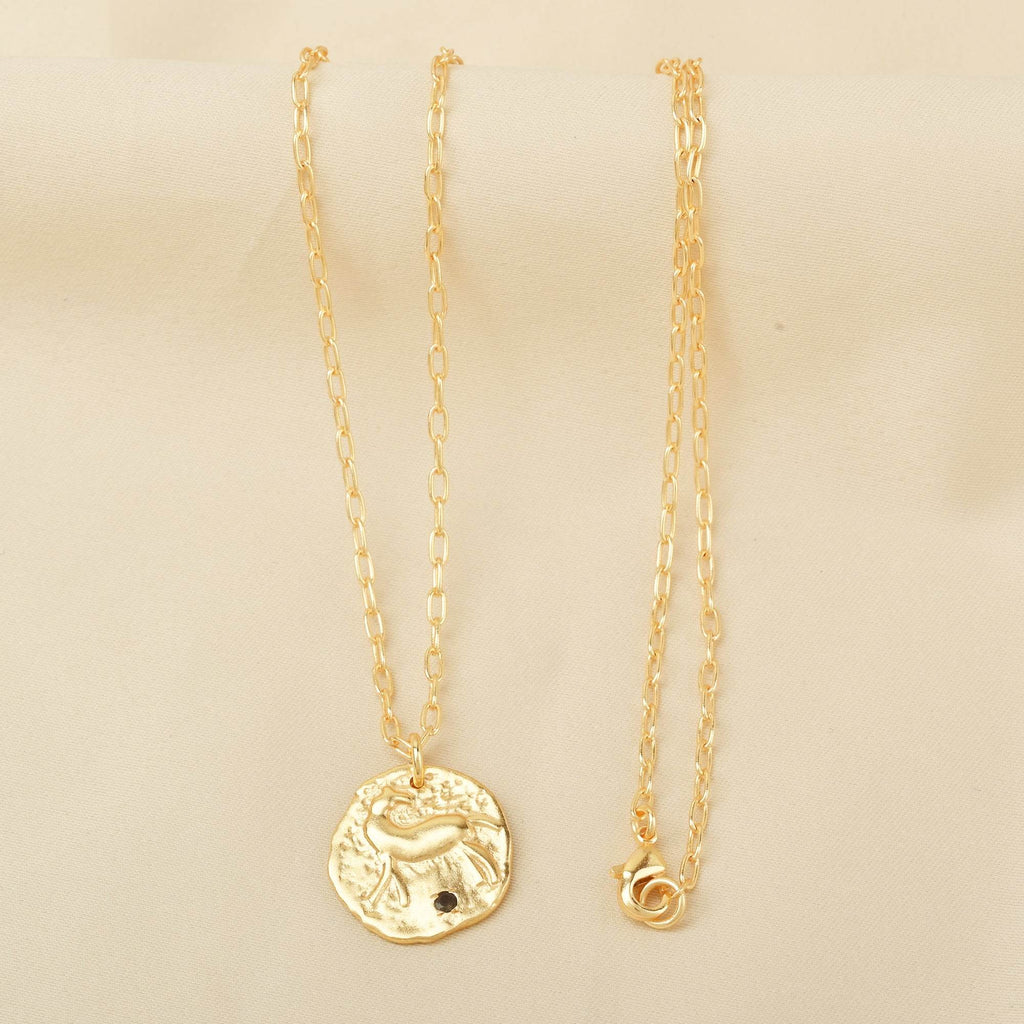 Deer Texture with Labradorite Necklaces - La Vitá Jewels