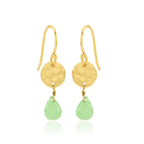 Luxe Links Chalcy Gemstone Earrings - La Vitá Jewels