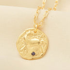 Deer Texture with Labradorite Necklaces - La Vitá Jewels