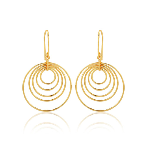 Constellation Roundabout Earrings - La Vitá Jewels
