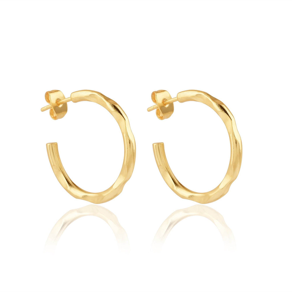 Half Circle Hoop Earrings - La Vitá Jewels