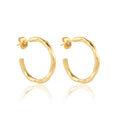Half Circle Hoop Earrings - La Vitá Jewels