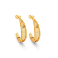 Dipti Twisted Hoop Earrings - La Vitá Jewels
