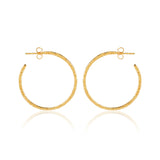 Texture Hoops Earrings