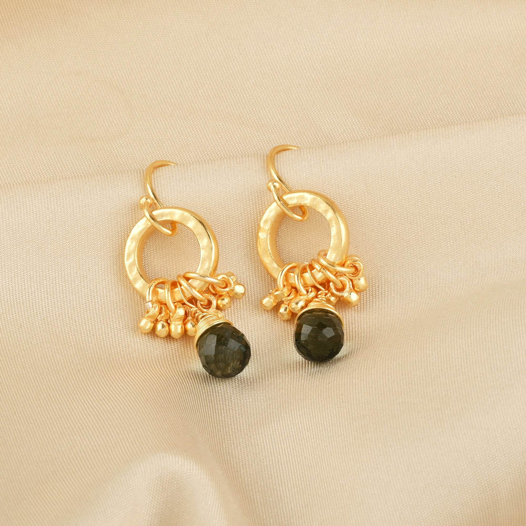 Aurora London BT Gemstone Earrings - La Vitá Jewels