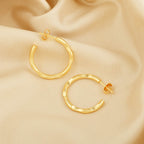Half Circle Hoop Earrings - La Vitá Jewels