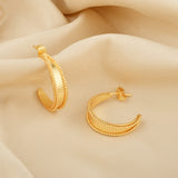 Twisted Hoop Earrings