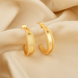 Twisted Hoop Earrings