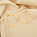 Texture Hoops Earrings
