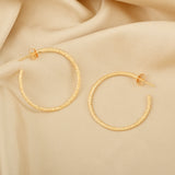 Texture Hoops Earrings
