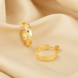 White Cubic Zirconia Dainty Hoop Earrings