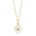 Baroque Pearl with Amethyst Gemstone Necklace - La Vitá Jewels