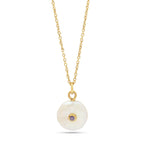 Baroque Pearl with Amethyst Gemstone Necklace - La Vitá Jewels