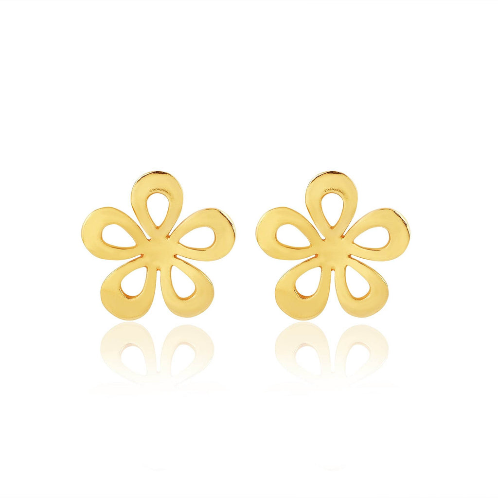 Floral Shape Stud Earrings - La Vitá Jewels