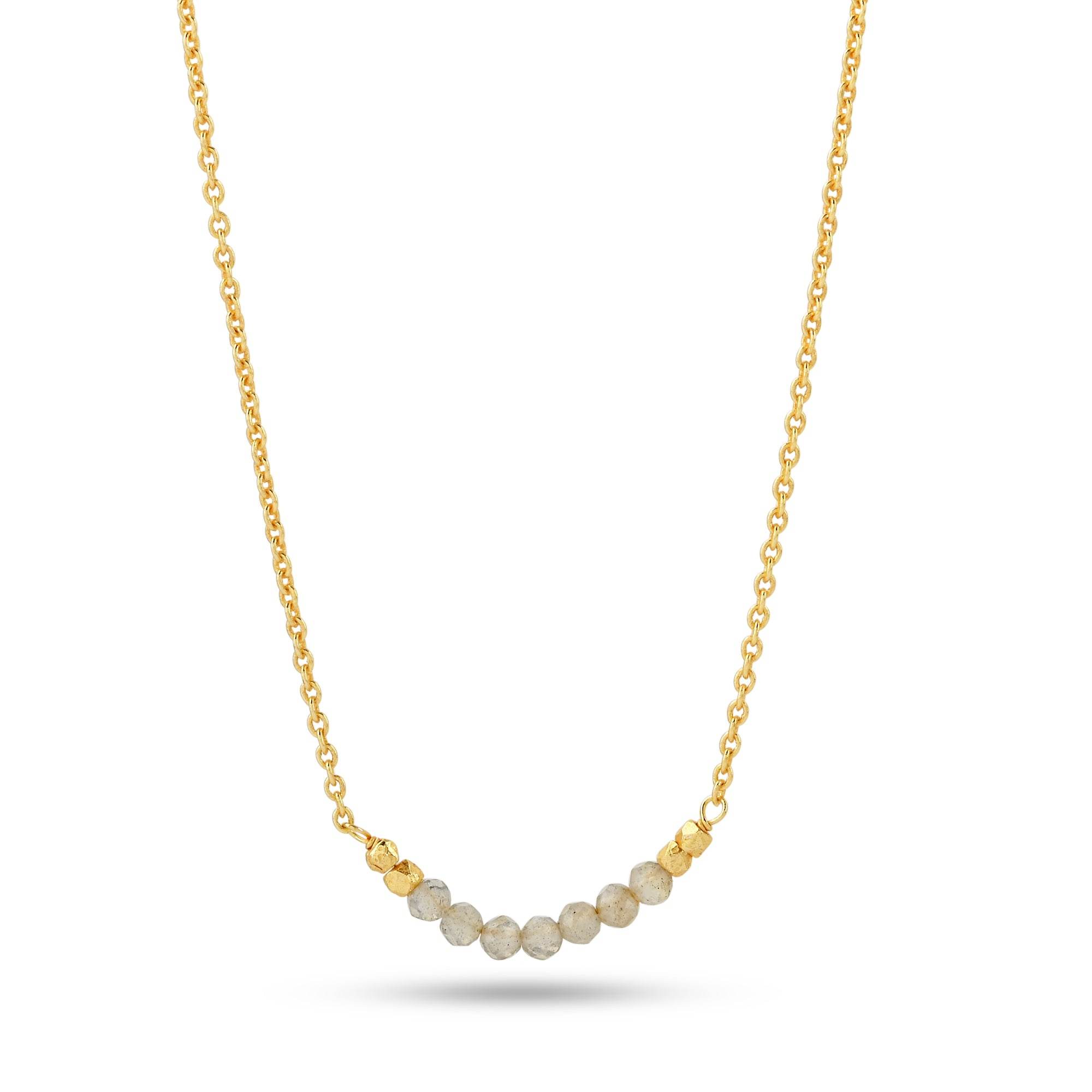 Labradorite Beads Necklaces - La Vitá Jewels