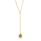 Labradorite and Rainbow Y shape Lariat Necklaces - La Vitá Jewels