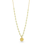 Green Chalcedony Beads Necklace - La Vitá Jewels