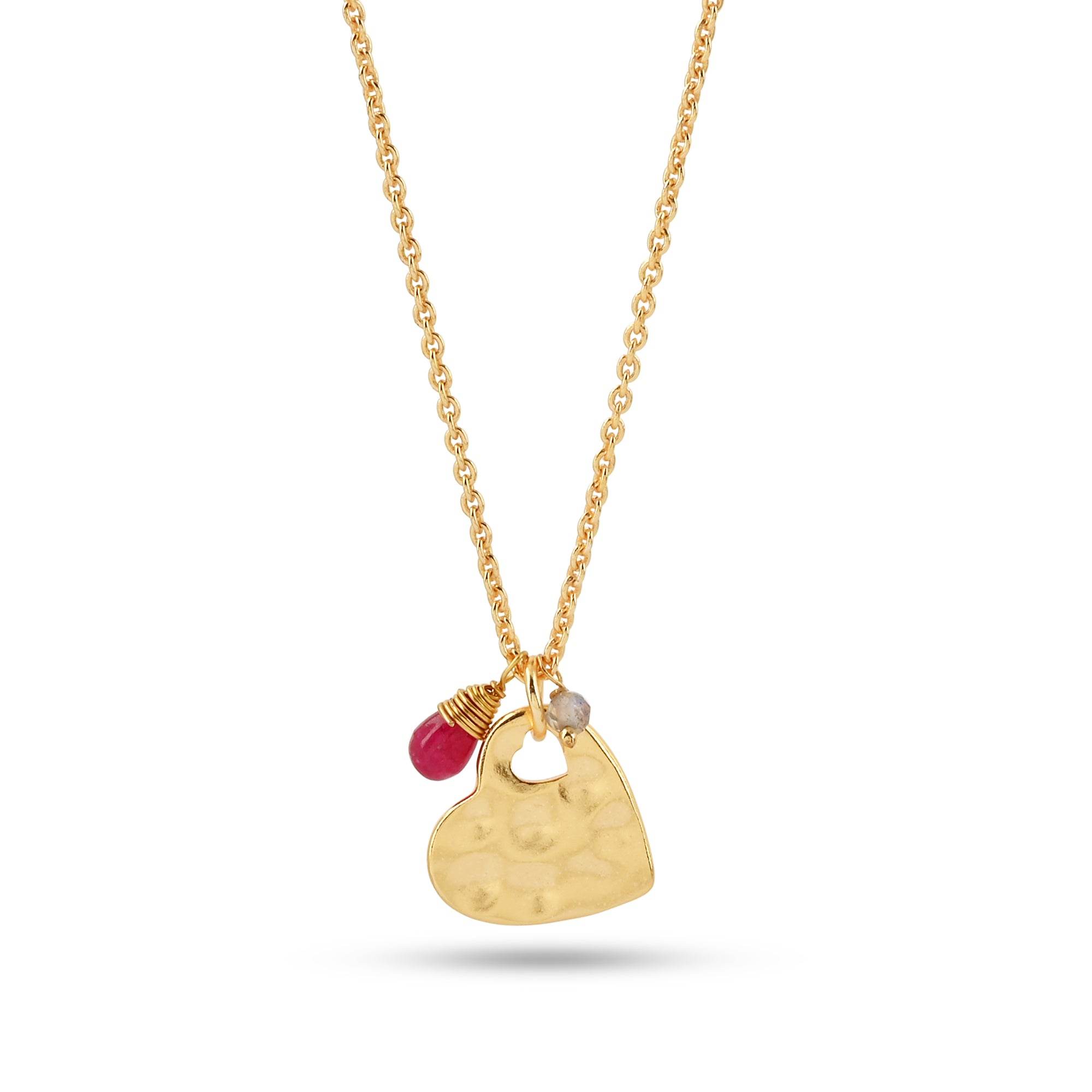 Forever In Love Gemstone Necklace - La Vitá Jewels