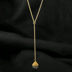 Labradorite and Rainbow Y shape Lariat Necklaces - La Vitá Jewels