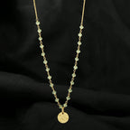 Green Chalcedony Beads Necklace - La Vitá Jewels