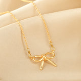 Ribbon Knot Necklaces