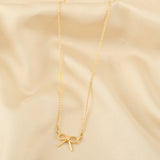 Ribbon Knot Necklaces