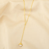 Labradorite and Rainbow Y shape Lariat Necklaces