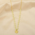 Green Chalcedony Beads Necklace - La Vitá Jewels