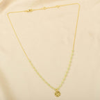 Green Chalcedony Beads Necklace - La Vitá Jewels