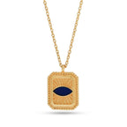 Cushion shape with Evil Eye Necklace - La Vitá Jewels