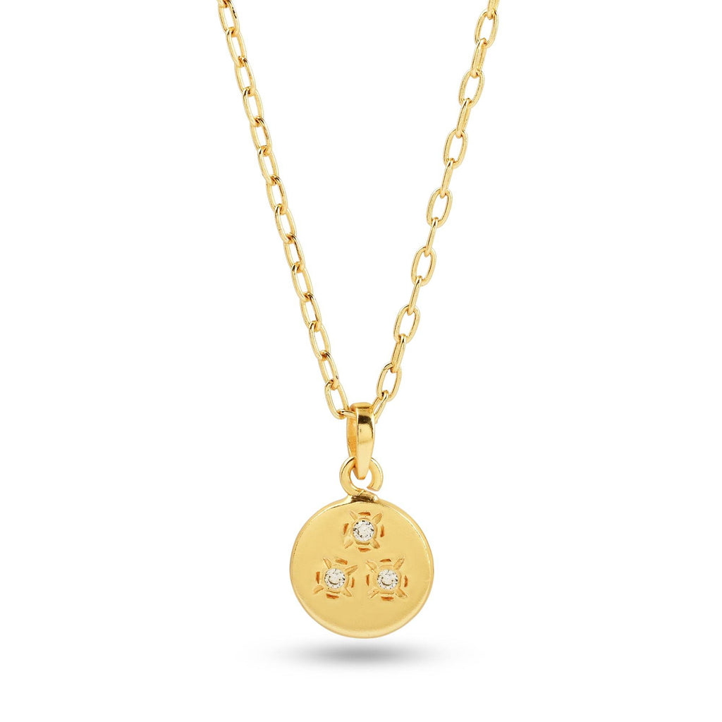 Jessie Disc Zirconia Necklace - La Vitá Jewels