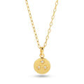 Jessie Disc Zirconia Necklace - La Vitá Jewels