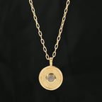 Golden Harmony Moonstone Necklace - La Vitá Jewels